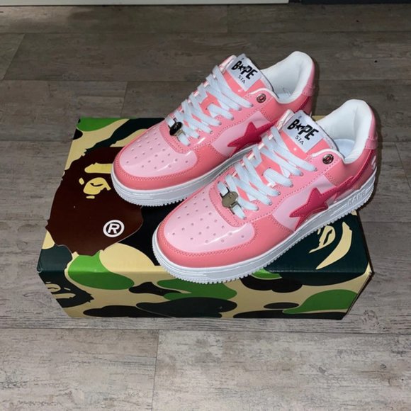 A Bathing Ape Bapesta ( Pink Camo ) womens - Picture 2 of 6